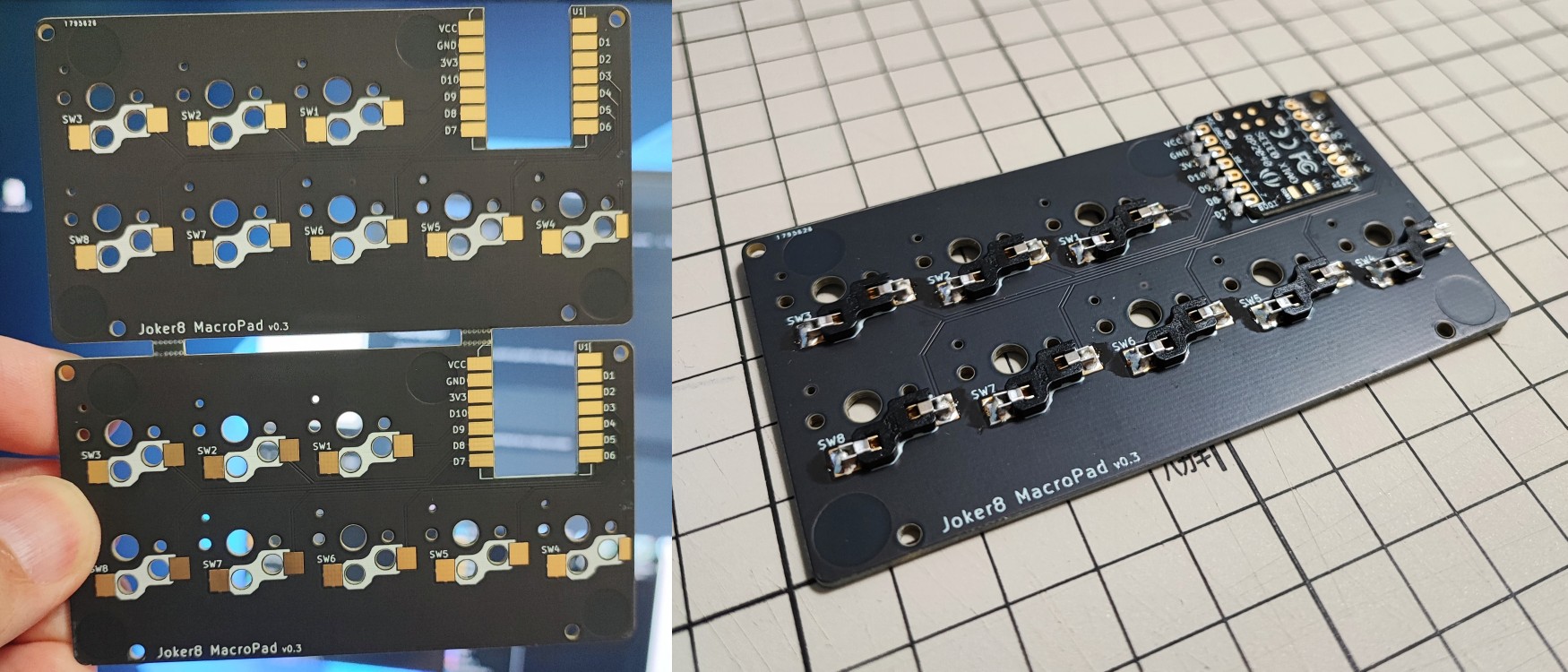 FusionPCBで作ったJoker8基板