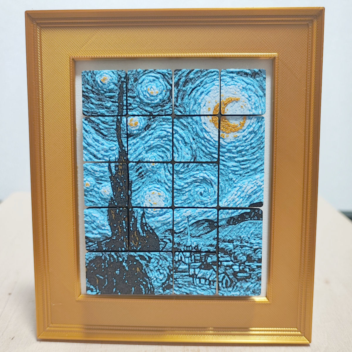 Teihai17Nc with 額縁ケース (左下のキー、つけ方間違ってる……)